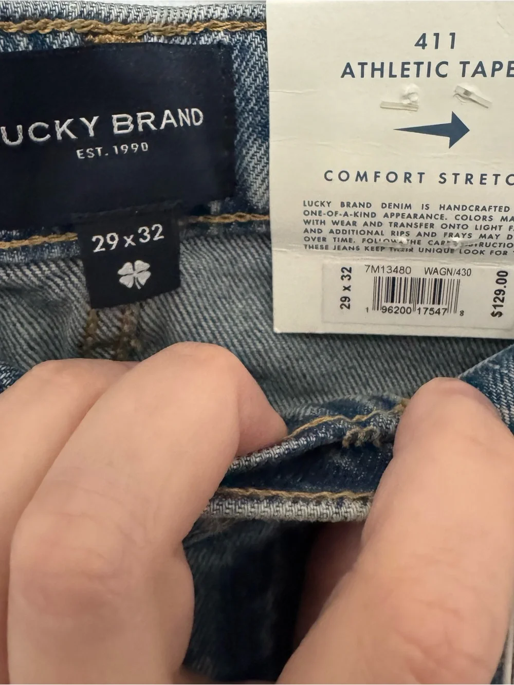 Lucky jeans mens distressed 29x32 NWT-